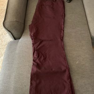 Torrid Maroon Work Pants